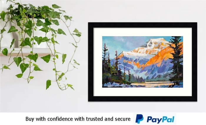 Watercolour Landscape Framed Print Watercolour Landscape Framed Print